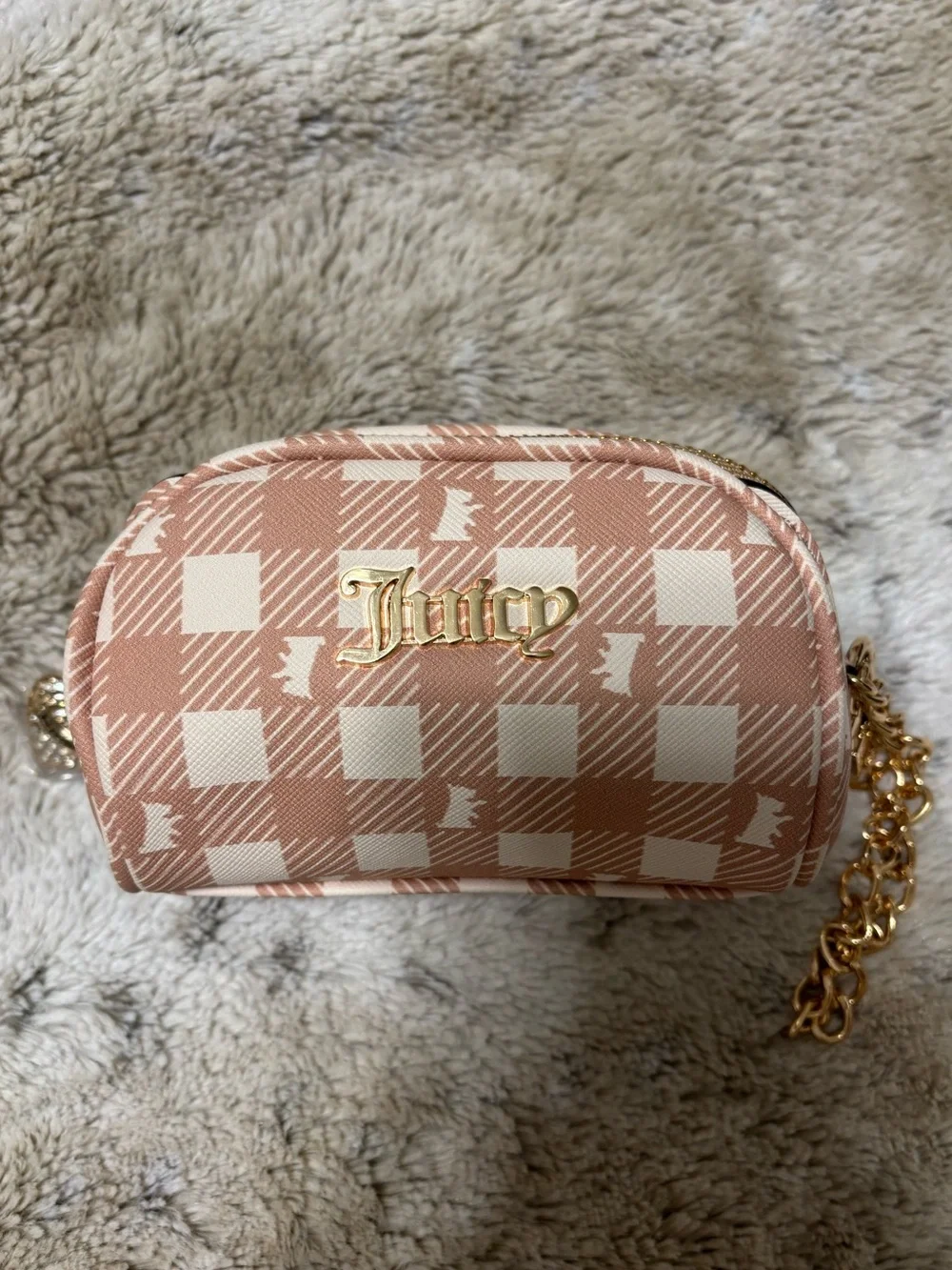 Juicy couture cosmetic wristlet bag